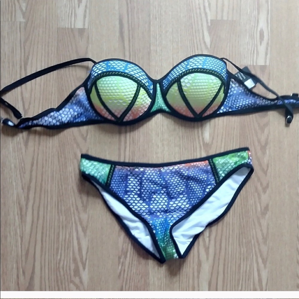 MWT fish net bikini size XL